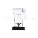40-609-61 Blendtec 4 Sided Jar W/Soft Blk Lid