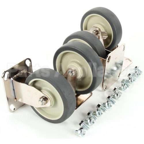 4007 Compatible Alto Shaam 5 In Plate Caster Set Includes Hardware