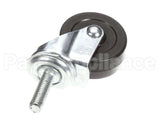 4009 Imperial 2In X 1In Swivel Rubber Caster 3/8In-16X