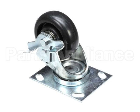 401-492B Beverage Air Caster 3 1/2 W/Brake Plate
