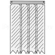401SA8085090 Compatible Kason Kason - 401Sa8085090 Strip Curtain