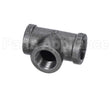 40296 Giles Tee,1/2 Npt Black Pipe