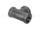 40296 Giles Tee,1/2 Npt Black Pipe