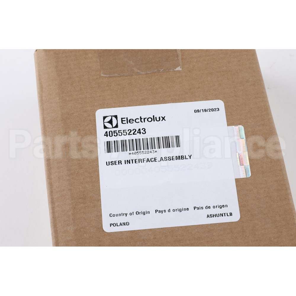 405552243 Frigidaire User Interface