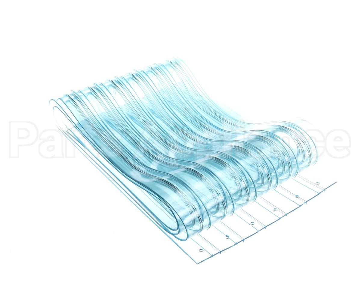 405HD1120125 Kason 12 X 125 Strip Curtain