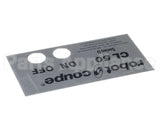 406860 Robot Coupe Cl50D Ul Front Plate