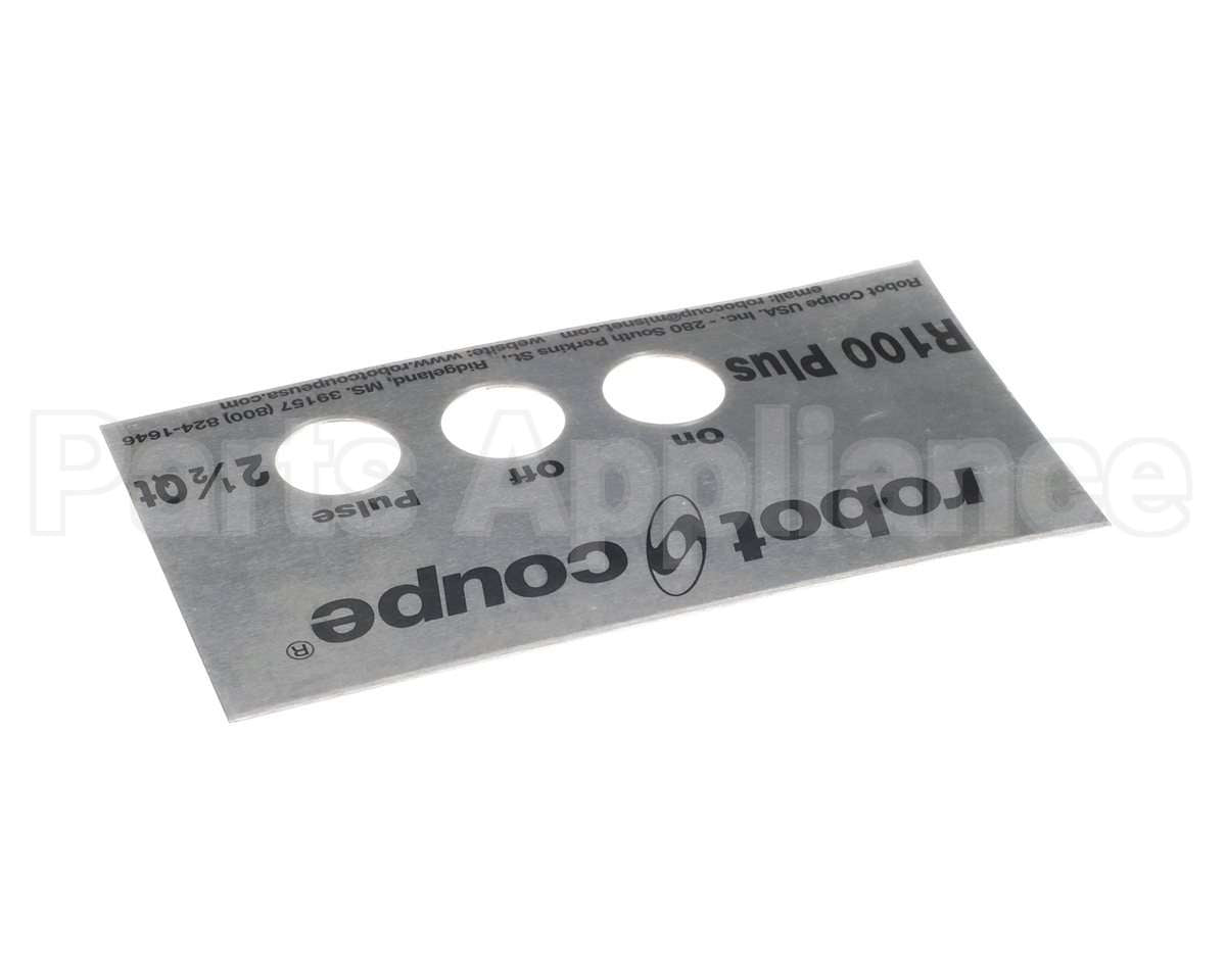 407677 Robot Coupe Front Plate R100 Plus V2