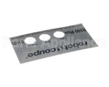 407677 Robot Coupe Front Plate R100 Plus V2