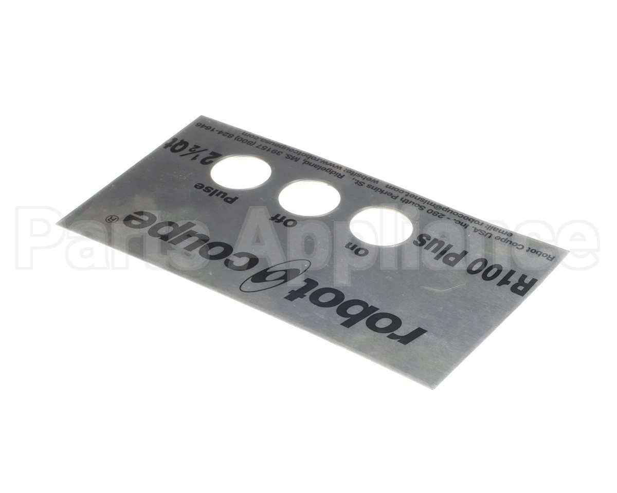 407677 Robot Coupe Front Plate R100 Plus V2