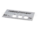 407902 Robot Coupe R2 Dice Front Plate