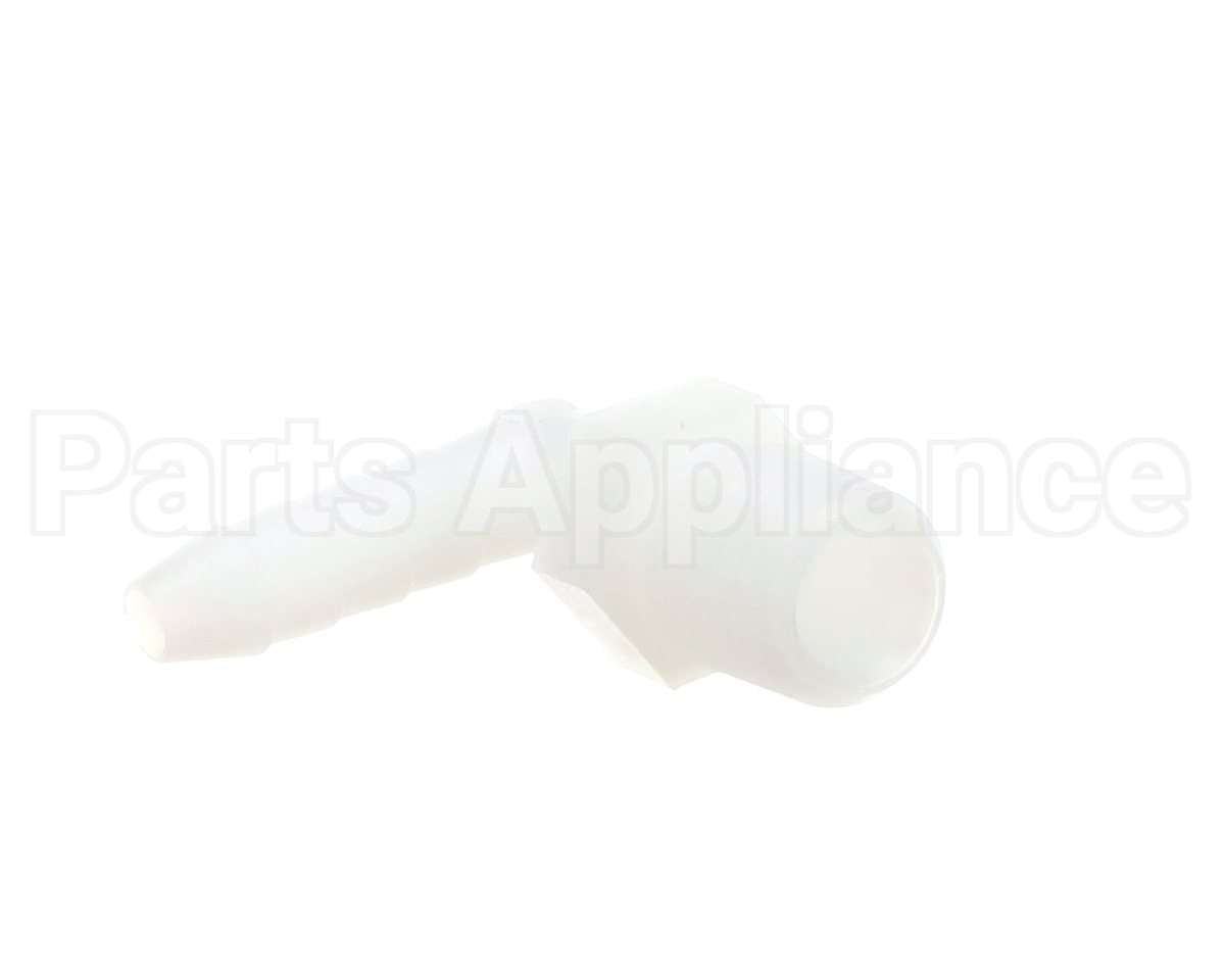 40877 Giles Fitting, 1/4 Barbed, 90-El, Nyl, 1/8 Npt