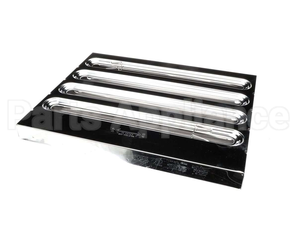 40943 Giles Filter, Baffle, 20 X 16, S/S