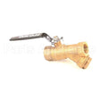 41062.00 Compatible CMA 1/2 Strainer Ball Valve Npt