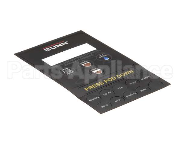 41145.0000 Bunn Decal Sheet,Switch/Flvr Labels