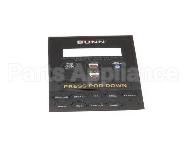 41145.0000 Bunn Decal Sheet,Switch/Flvr Labels