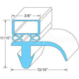 41315 Compatible Silver King Door Gasket 23" X 28-1/4"