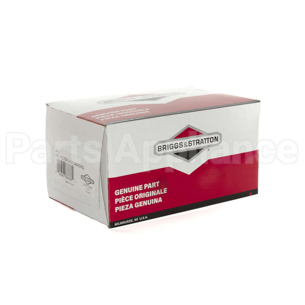 4137 Briggs & Stratton A/C-Filter (4 X 396424S)