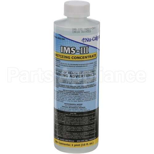 4211-34 Compatible Everpure Ice Mach Sanitizer, 16Oz, Nu-Calgon Ims-Iii