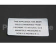 421727-4 Compatible Hobart Propane To Np Plate