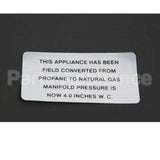 421727-4 Compatible Vulcan Propane To Np Plate