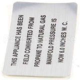 421727-6 Compatible Hobart Propane To Np Plate