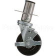421893-00001 Compatible Hobart Caster, Plate Mount - 4", W/Brake