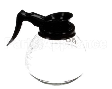42400.0101 Bunn Decanter,Glass-Blk 12Cup 1Pk