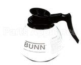 42400.0103 Bunn Decanter,Glass-Blk 12C 3/Cs