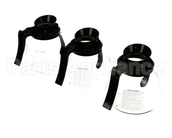42402.7055 Bunn Decanter,Gl-Blk No Logo 3/Cs W/Rfid