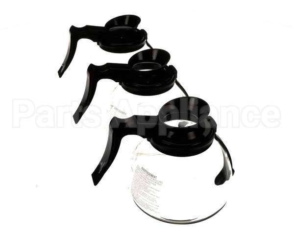 42402.7055 Bunn Decanter,Gl-Blk No Logo 3/Cs W/Rfid