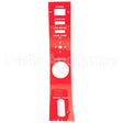 42548 Compatible Blodgett Panel Label - Red