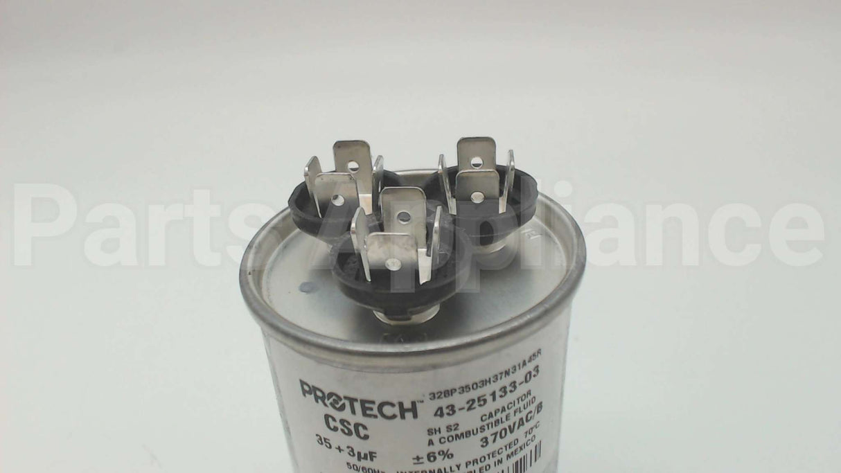 43-25133-03 Rheem-Ruud 35/3M 370V Round Dual Capcitor