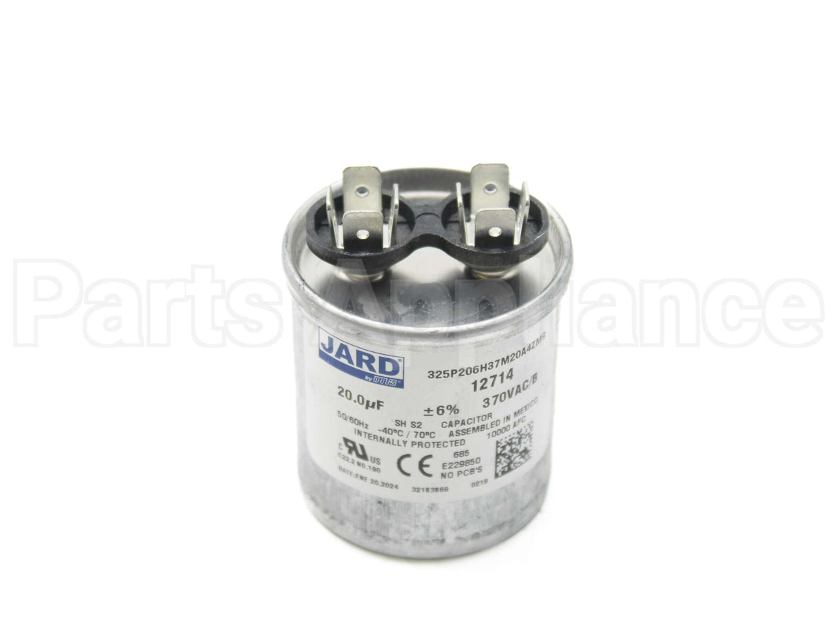 43-25136-09 Rheem-Ruud 20Mfd 370V Round Run Capacitor