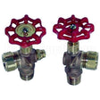43045 Compatible Blodgett Water Gauge Valve Set 1/2" X 5/8" Od Glass Tub