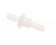 43121.0000 Bunn Fitting, .250 Barb Bulkhead-Kynar