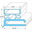 43493 Compatible Kairak Gasket, Door 23 3/8" X 29 3/8"