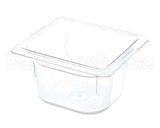 43581 Silver King Pan 1/6 Size 4 In Deep Plastic