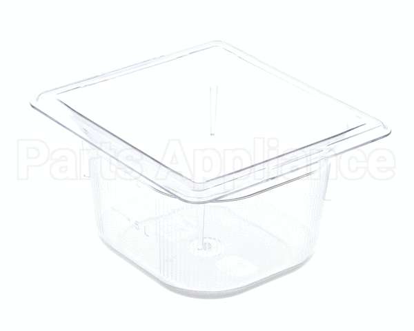 43581 Silver King Pan 1/6 Size 4 In Deep Plastic
