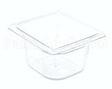 43581 Silver King Pan 1/6 Size 4 In Deep Plastic