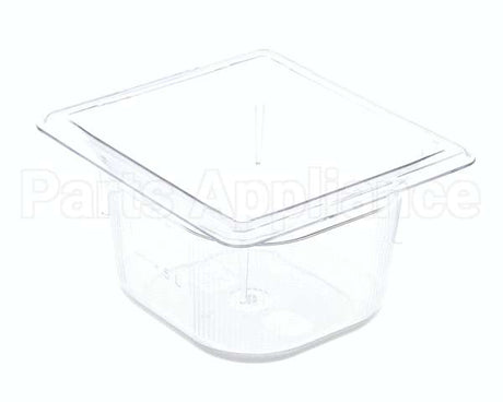 43581 Silver King Pan 1/6 Size 4 In Deep Plastic