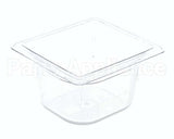 43581 Silver King Pan 1/6 Size 4 In Deep Plastic
