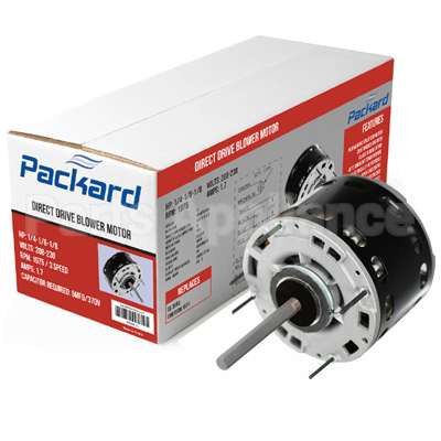 43588 Packard 208-230V1Ph 1/2Hp 1075Rpm 3Spd