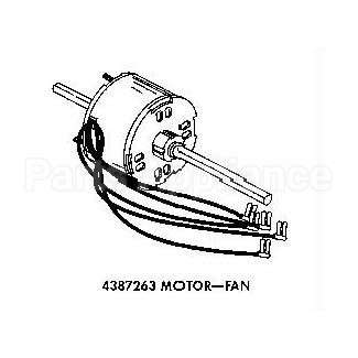 4387263 Whirlpool Motor-Fan