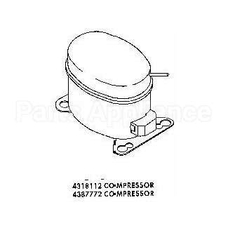 4387772 Whirlpool Compressor