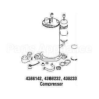 4388142 Whirlpool Compressor
