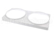 44-01139 Master-Bilt 2-Hole Can Holder Dd's White