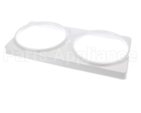 44-01139 Master-Bilt 2-Hole Can Holder Dd's White