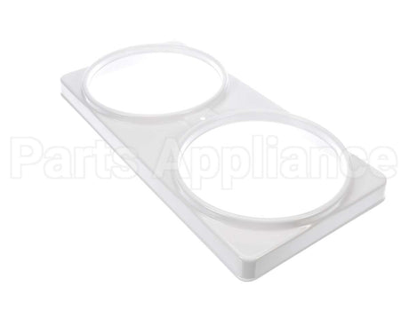 44-01139 Master-Bilt 2-Hole Can Holder Dd's White
