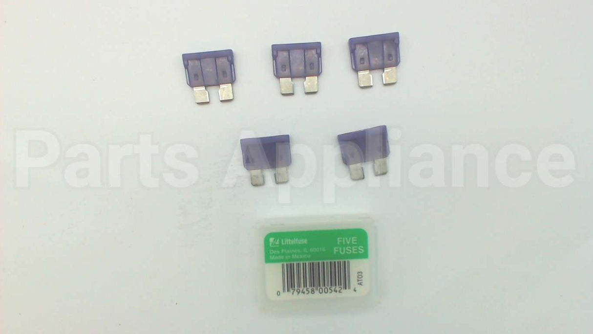 44-ATC3-5PK Rheem-Ruud 3A Fuse; 5Pk