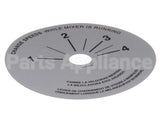 4400349 Univex Label,Srm20-40 Speed Control (98)(P)